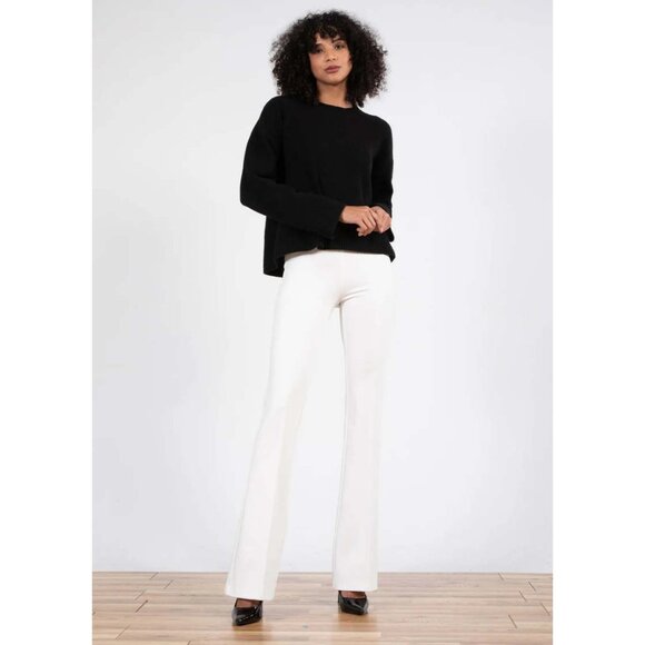 Avenue Montaigne NWT New Ivory Bellini Corduroy Flare Pants...